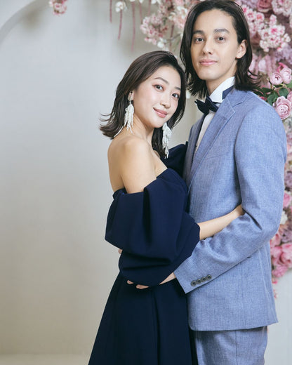 NOA0063-navy【カラードレス オーダーメイド】