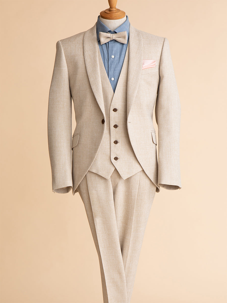 NOA2019-beige【結婚式 タキシード オーダーメイド】