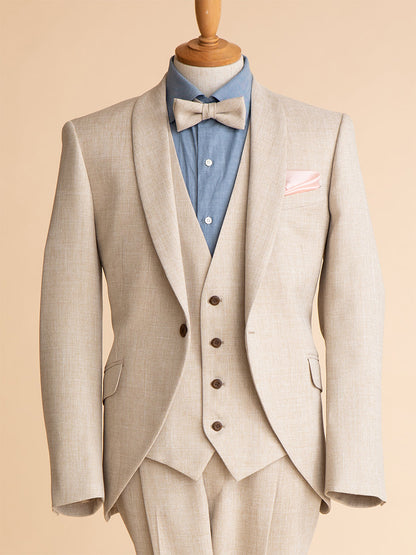 NOA2019-beige【結婚式 タキシード オーダーメイド】