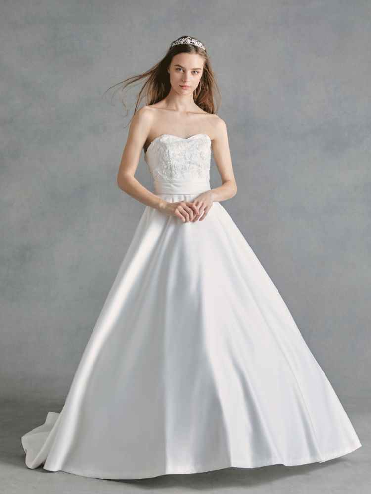 アンティーク/ポストカード/花嫁/ウェディング/ウェディングドレス/一点モノ NO.70056 UNO et L'ETOILE ウェディングドレス ホワイト フラワ