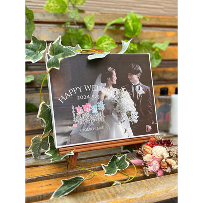 Weddingフォトキャンバス【結婚式　ウェルカムボード　オーダーメイド】