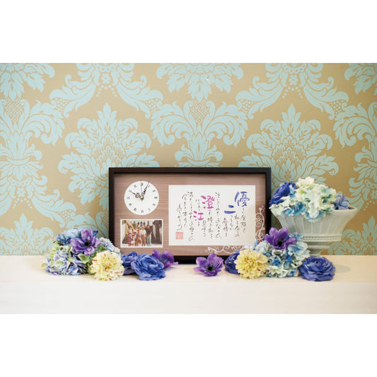 メモリアル クロック 【結婚式 ギフト 両親プレゼント】