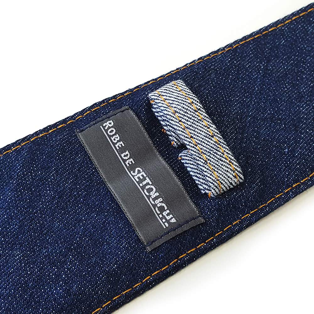 【デニムネクタイ/バイオブルー】ROBE DE SETOUCHI 16161 【結婚式 ネクタイ】