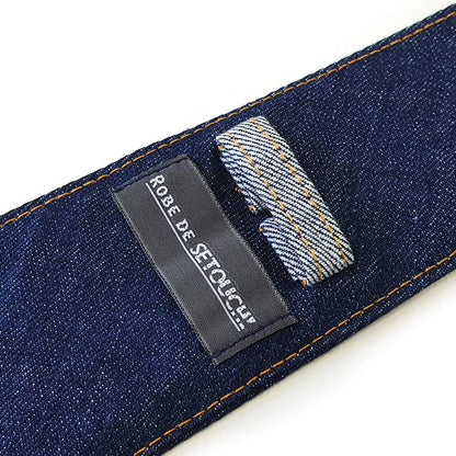 【デニムネクタイ/バイオブルー】ROBE DE SETOUCHI 16161 【結婚式 ネクタイ】