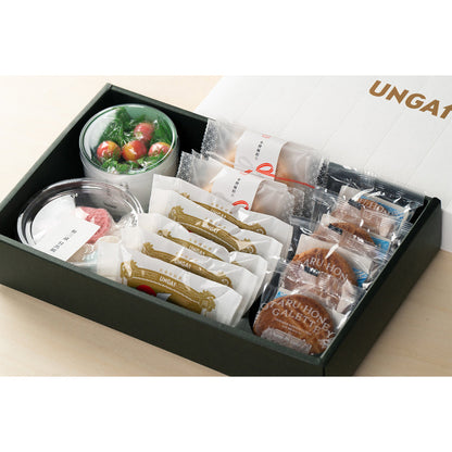 小樽美味撰B - 和三盆と焼菓子よくばりセット【ご当地ギフト 北海道】 【結婚式 ギフト 食品 引き菓子 洋菓子】