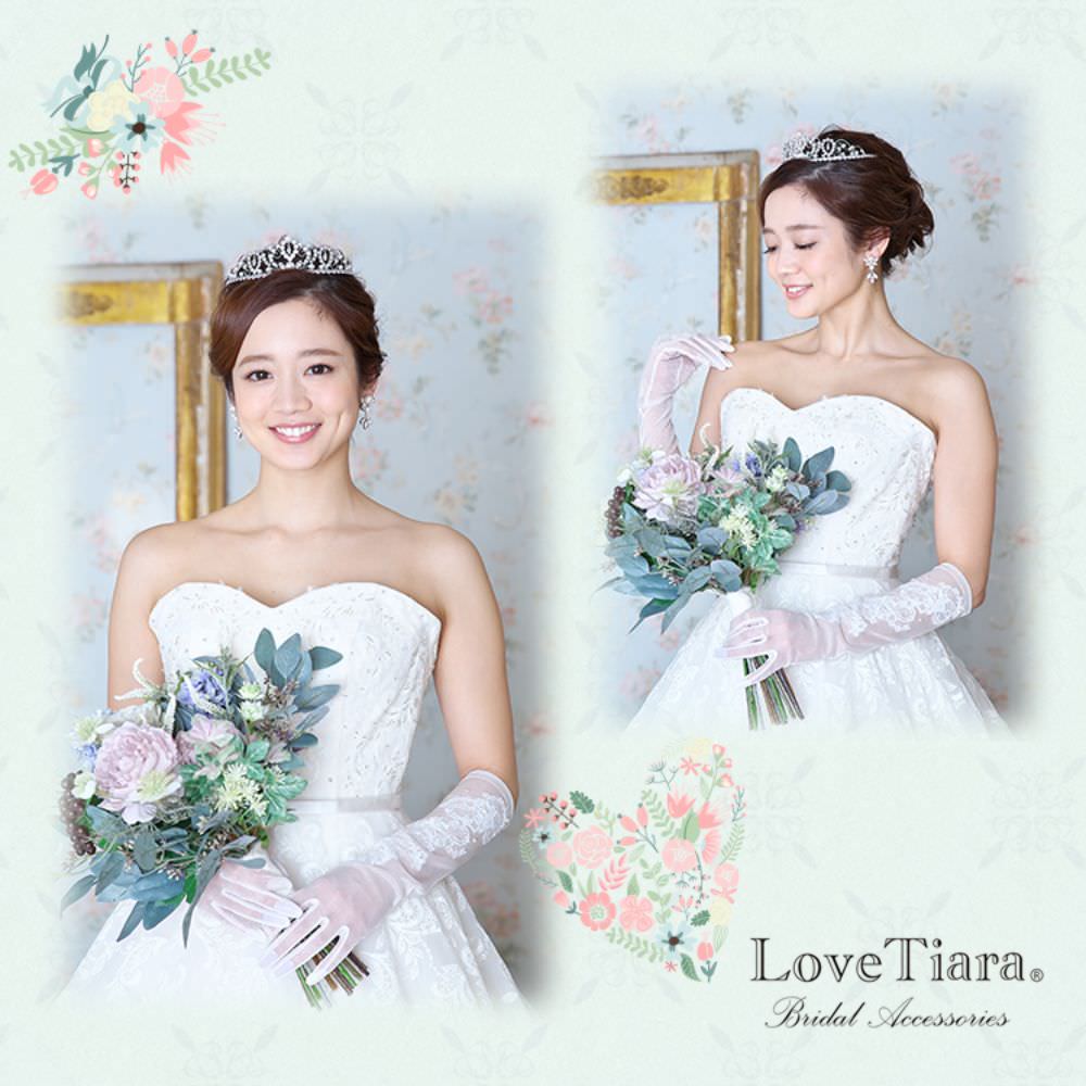 オーガンジーグローブ【アンジュ】 【結婚式 グローブ】（OG-09）