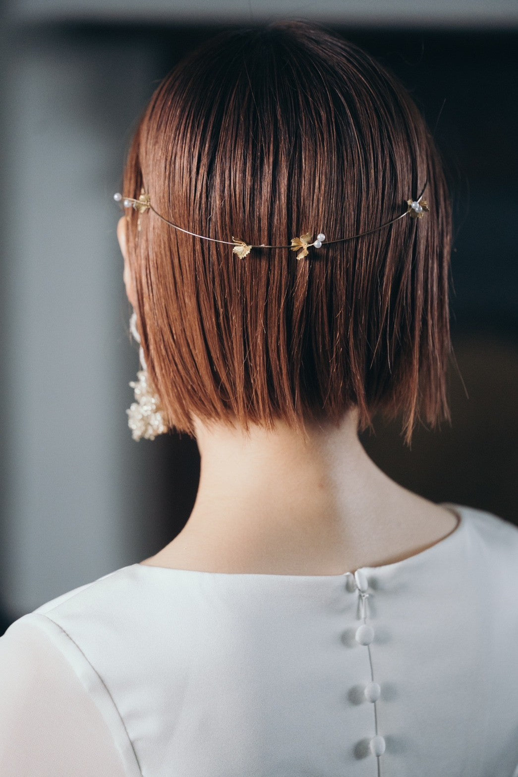 フレアフラワーヘアバンド カチューシャ【結婚式 ヘアアクセサリー】