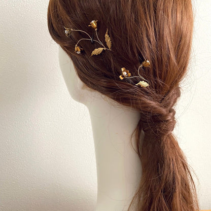 クオーレヘアピン3set【結婚式 ヘアアクセサリー】