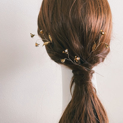 クオーレヘアピン3set【結婚式 ヘアアクセサリー】
