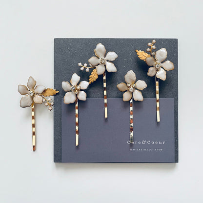 アリビオヘアピン5set【結婚式 ヘアアクセサリー】