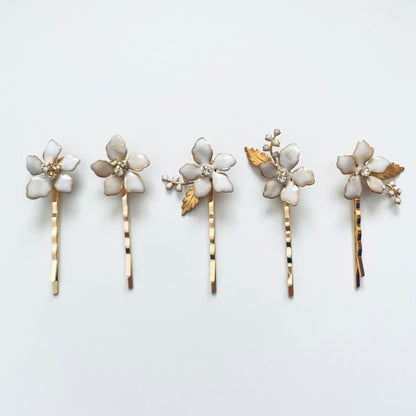 アリビオヘアピン5set【結婚式 ヘアアクセサリー】