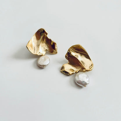 ドロップパールピアス【結婚式 ピアス イヤリング】