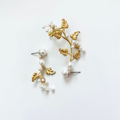 ブレッザピアスカフ【結婚式 ピアス イヤリング】