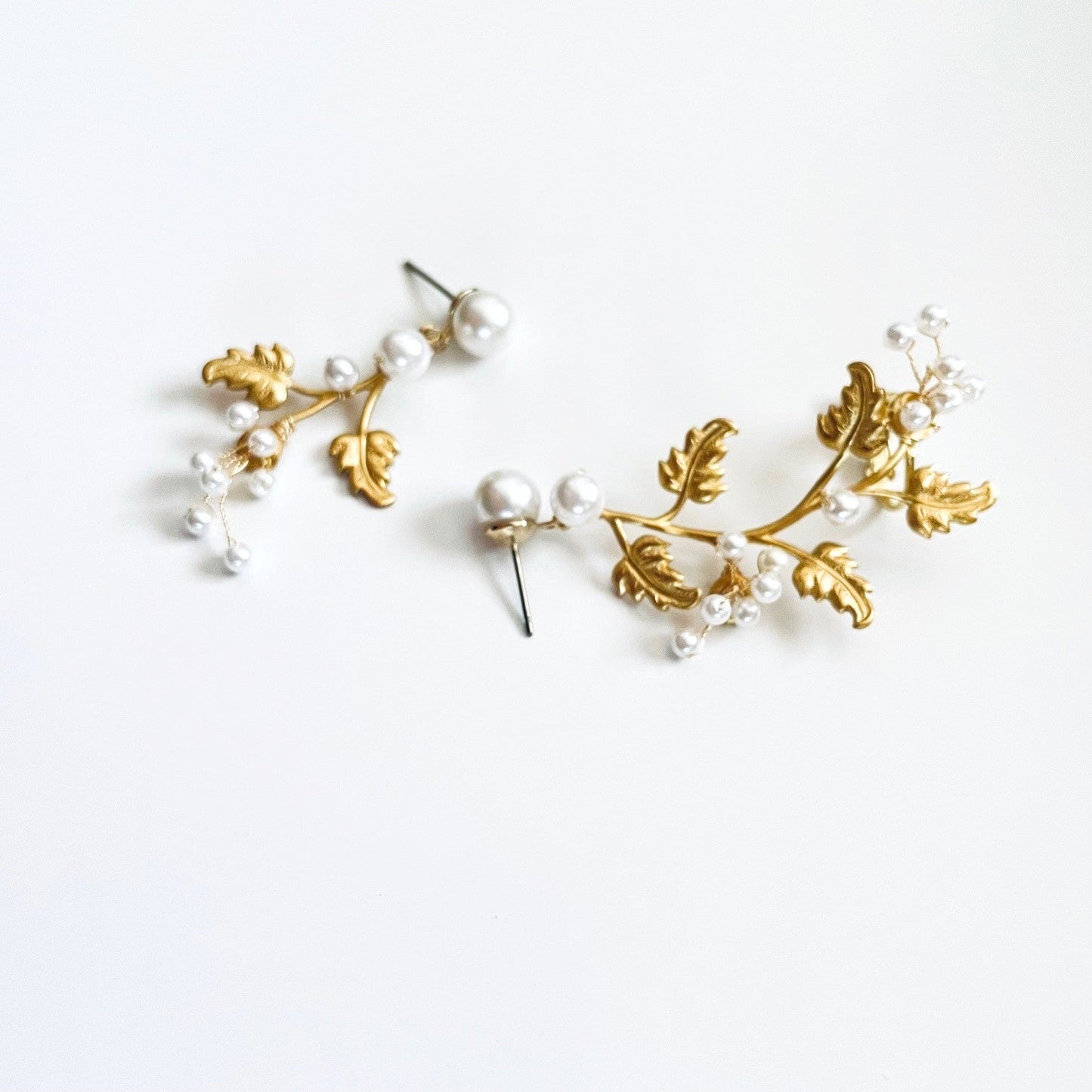 ブレッザピアスカフ【結婚式 ピアス イヤリング】