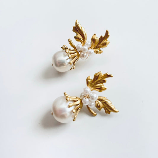 ブルーメピアス(イヤリング)【結婚式 ピアス イヤリング】