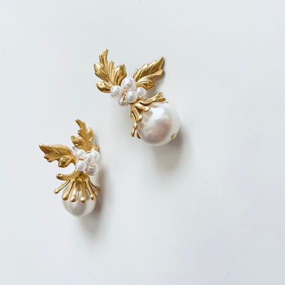 ブルーメピアス(イヤリング)【結婚式 ピアス イヤリング】