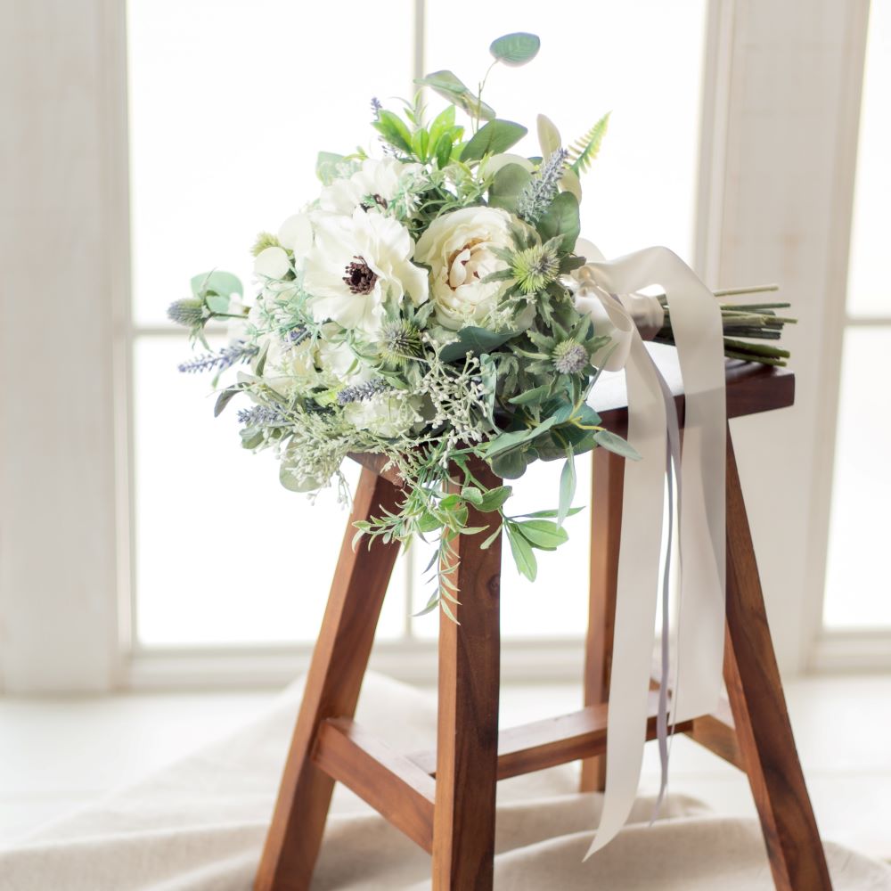 造花】レンタル/アネモネブーケ 【結婚式 フラワー 造花 ブーケ