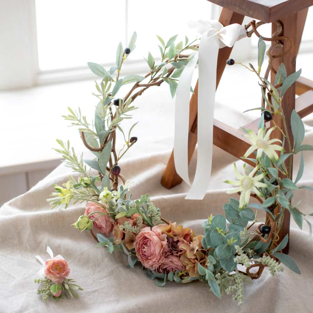 造花】レンタルリースブーケ 【結婚式 フラワー 造花 ブーケ