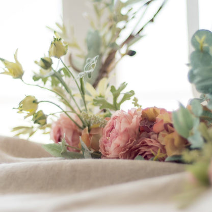 【造花】レンタルリースブーケ 【結婚式 フラワー 造花 ブーケ ブートニア レンタル】