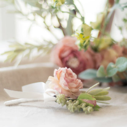 【造花】レンタルリースブーケ 【結婚式 フラワー 造花 ブーケ ブートニア レンタル】