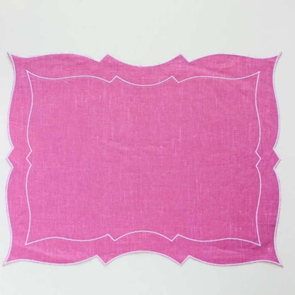 【ランチョンマット】レクタングル(ロゼ) 【結婚式 ギフト 引き出物 食器類】