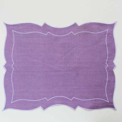 【ランチョンマット】レクタングル(ライラック) 【結婚式 ギフト 引き出物 食器類】