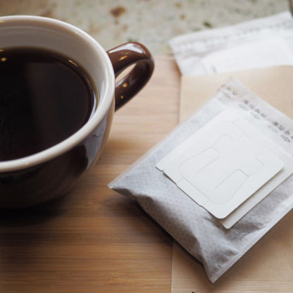 【ドリップバッグコーヒーギフトボックス】オリジナルブレンド10袋入り(いつも×5袋、3時×5袋) 【結婚式 ギフト 食品 引き菓子】