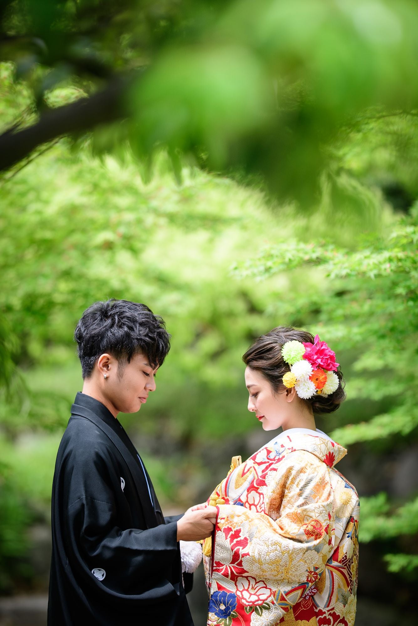 【和装1着アテンド/リハ付き】和装お仕度プラン 【結婚式　ヘアメイク　和装着付け】