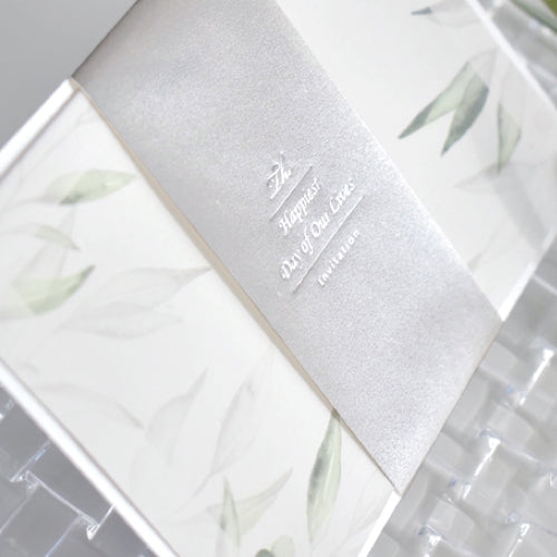 【結婚式 招待状】オリーブ(印刷込み)【結婚式 ペーパー 招待状】