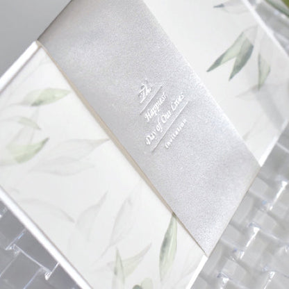 【結婚式 招待状】オリーブ(印刷込み)【結婚式 ペーパー 招待状】