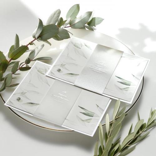 【結婚式 招待状】 オリーブ(手作りキット)【結婚式 ペーパー 招待状】