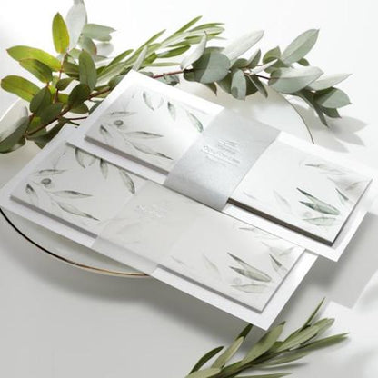 【結婚式 席次表】 オリーブ(手作りキット)【結婚式 ペーパー 席次表】