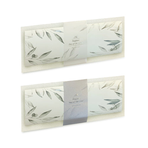 【結婚式 席次表】 オリーブ(手作りキット)【結婚式 ペーパー 席次表】