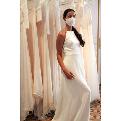 【Otaduy オタディー】ウェディング レースマスク Made in Spain 【結婚式 ドレス小物】