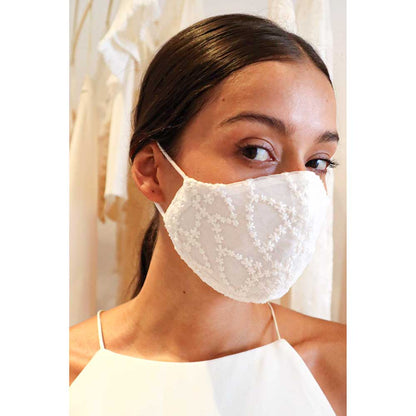【Otaduy オタディー】ウェディング レースマスク Made in Spain 【結婚式 ドレス小物】