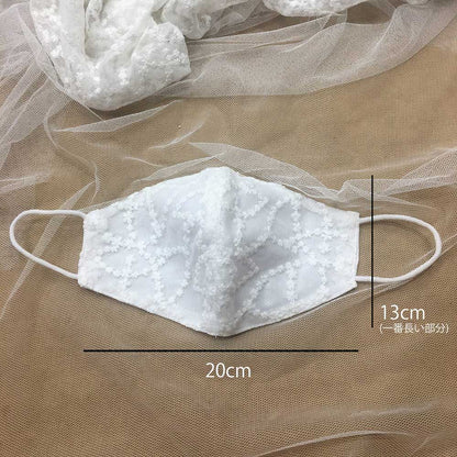 【Otaduy オタディー】ウェディング レースマスク Made in Spain 【結婚式 ドレス小物】