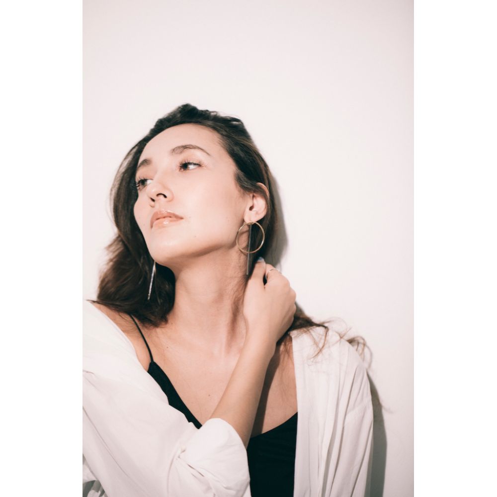 2parts pierce/ブライダルアクセサリー 【結婚式 ピアス イヤリング】