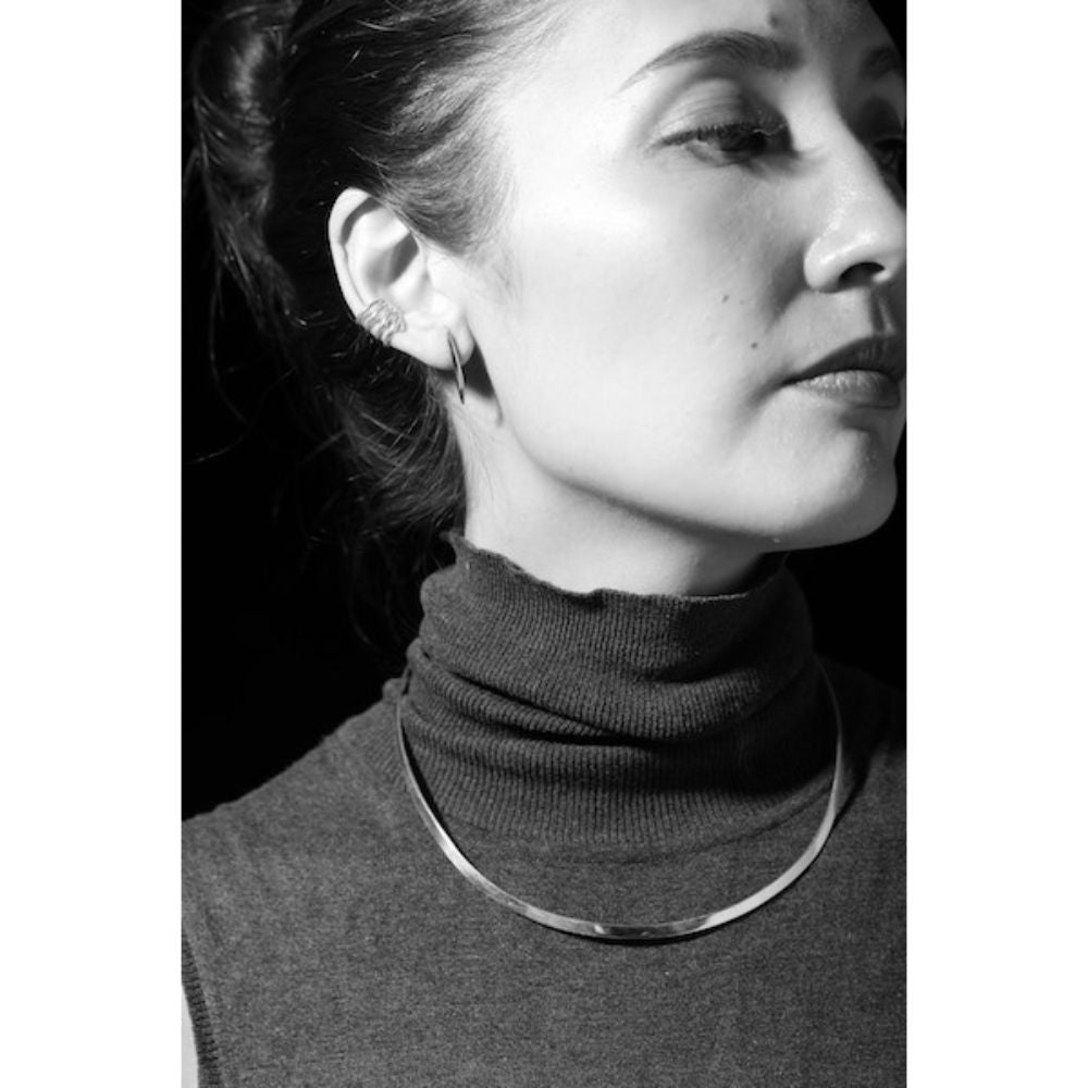 Thin curve pierce silver/ブライダルアクセサリー 【結婚式 ピアス イヤリング】