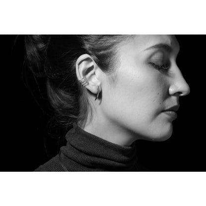 Thin curve pierce silver/ブライダルアクセサリー 【結婚式 ピアス イヤリング】