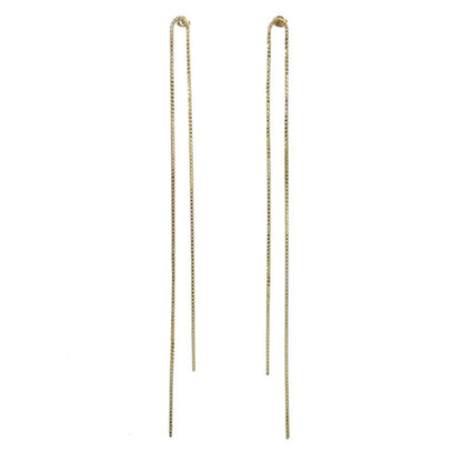 Long chain pierce Gold/ブライダルアクセサリー 【結婚式 ピアス イヤリング】