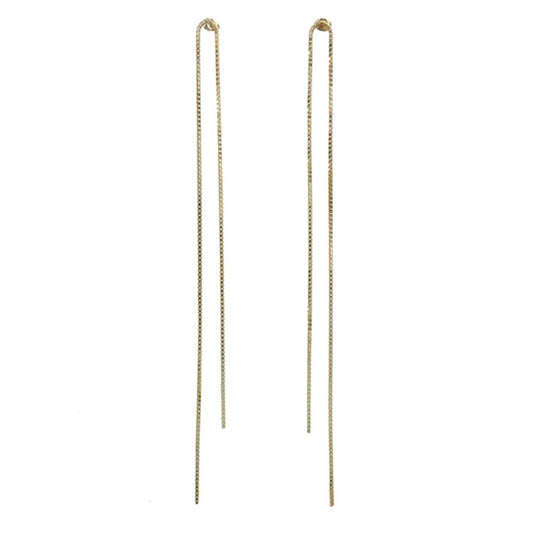 Long chain pierce Gold/ブライダルアクセサリー 【結婚式 ピアス イヤリング】