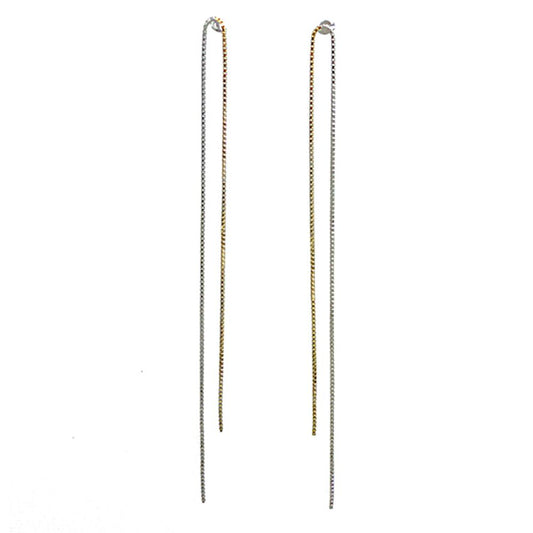 Long chain pierce/ブライダルアクセサリー 【結婚式 ピアス イヤリング】