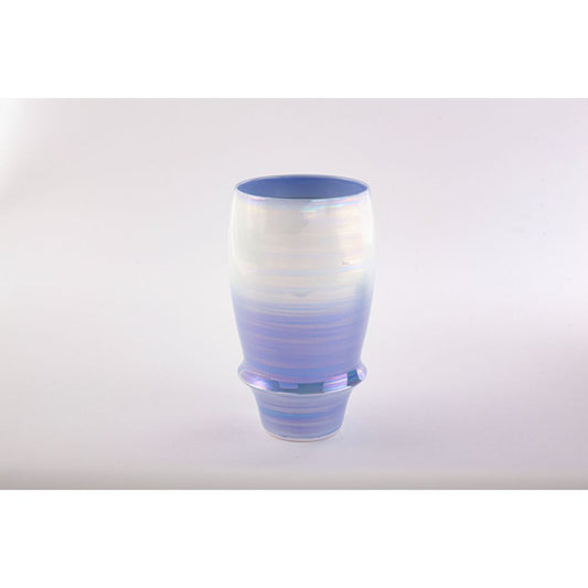 【有田焼 其泉】ビアグラス オーロラブルー 【結婚式 ギフト 引き出物 食器類】