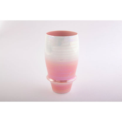 【有田焼 其泉】ビアグラス オーロラピンク 【結婚式 ギフト 引き出物 食器類】