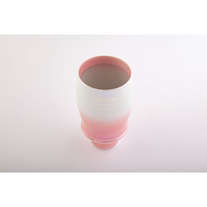 【有田焼 其泉】ビアグラス オーロラピンク 【結婚式 ギフト 引き出物 食器類】