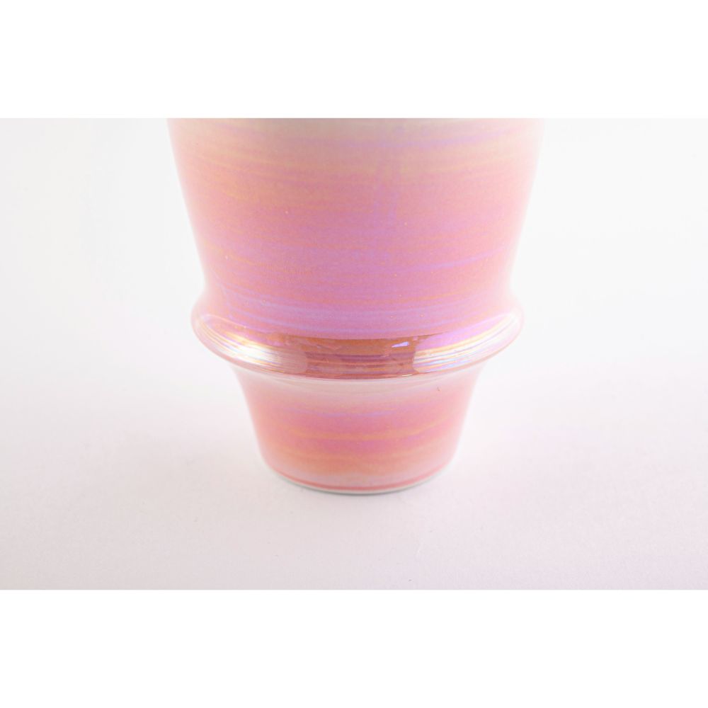 【有田焼 其泉】ビアグラス オーロラピンク 【結婚式 ギフト 引き出物 食器類】