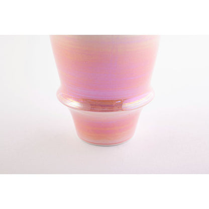 【有田焼 其泉】ビアグラス オーロラピンク 【結婚式 ギフト 引き出物 食器類】