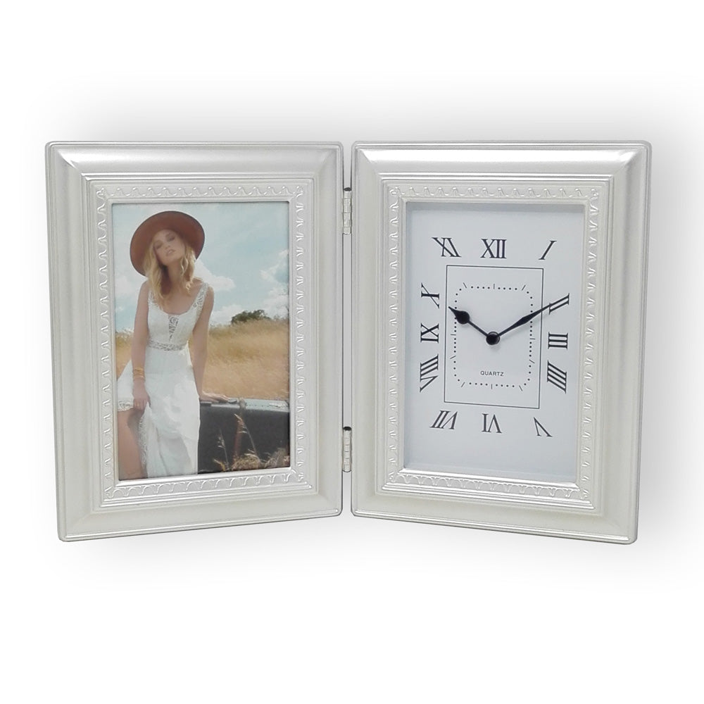 時計付きフォトフレーム 【結婚式 ギフト 両親プレゼント フォトフレーム】