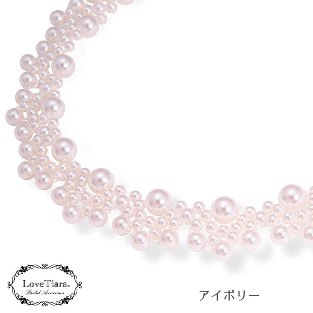パールチョーカー・アイボリー（PC-01i）