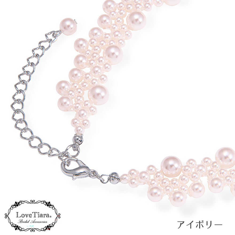 パールチョーカー・アイボリー（PC-01i）